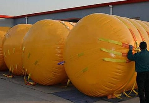 Надувной плавающий мягкий судоподъемный понтон, домкрат для водолазов, подъема из воды грузов