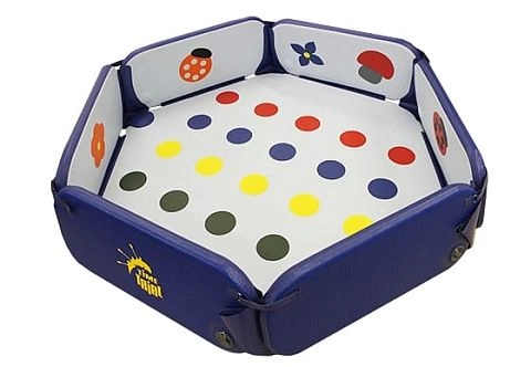 Детский сухой надувной бассейн с шариками «Ромашка» многофункциональный