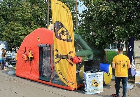 Надувная рекламная палатка