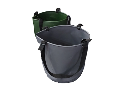 Складное мягкое походное ведро из ПВХ для рыбалки и прикормки