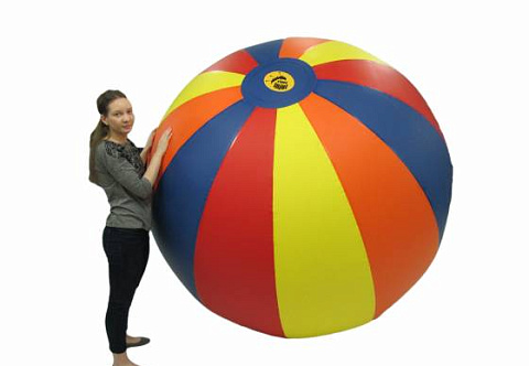 "ГИГАНТСКИЙ МЯЧ (ПУШБОЛ)" - надувной командный аттракцион