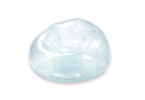 Надувное прозрачное бескаркасное кресло-мешок для отдыха на природе, дома