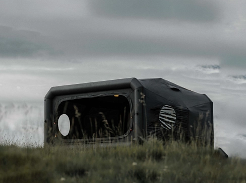 Надувная пневмокаркасная палатка туристическая