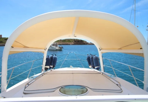 Надувной мобильный тент для яхты, катера