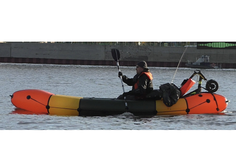 &quot;BIGFISHPACK-2&quot; - двухместный большой надувной пакрафт-каяк из ТПУ или ПВХ