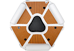 Фотография Надувная плавучая платформа Шестиугольной формы для отдыха из AIRDECK (DWF) ТаймТриал
