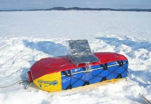 Санки-волокуши 70 л двусторонние для лыжных зимних походов