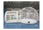 Фотография Надувная прозрачная купольная палатка "BUBBLE ШАР" для праздников, мероприятий, фотосессий из ТПУ (TPU) 0,7 мм ТаймТриал