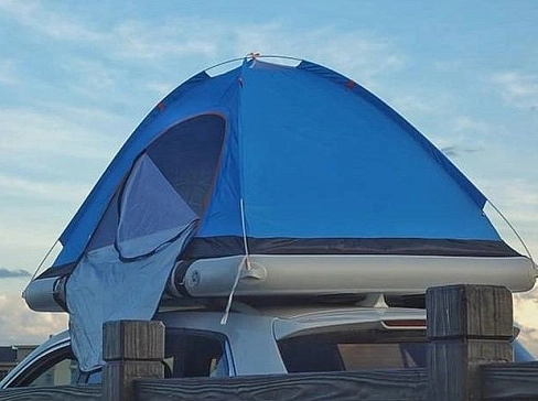 Надувная платформа под палатку на крышу автомобиля