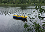 Фотография Буксируемый аттракцион надувной водный, зимний аттракцион Банан для катания по воде из ПВХ ТаймТриал