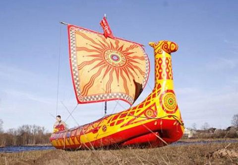 "RAFT ЛАДЬЯ" - эксклюзивная надувная лодка-рафт из ПВХ размером 16F, 18F, 20F для сплава с надувным дном