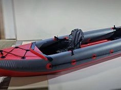 Фотография "ВЕГА-2" - быстроходная надувная байдарка с надувным дном (двухместная) для водных походов, сплавам по рекам, озеру, морю. Штевневая из ткань ПВХ ТаймТриал