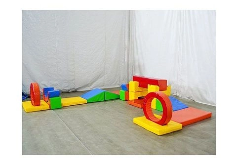 Большая мягкая полоса препятствий для веселых стартов