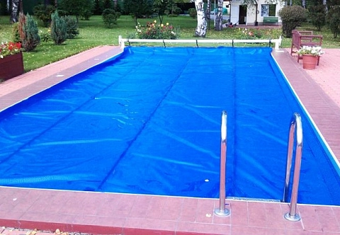 Укрывной тент из ПВХ для бассейна от дождя, снега, листвы