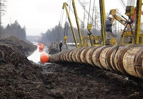 Мягкие надувные понтоны для разгрузки дюкера