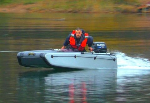 &quot;ДЖОНБОТ AIR&quot; - инновационная надувная моторная лодка ПВХ из AirDeck Drop Stitch с надувным дном НДВД