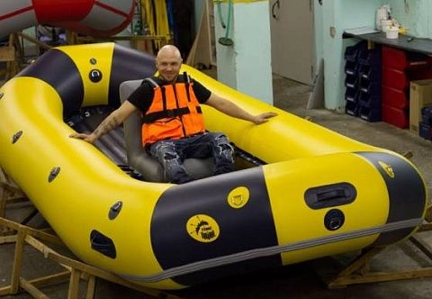 Надувное кресло (сиденье) в лодку ПВХ, рафт