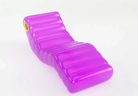 Надувной бескаркасный шезлонг из ПВХ