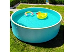 Фотография Круглый надувной бассейн IPOOLGO для отдыха из  из AirDeck Drop Stitch из ткань AIRDECK ПВХ (DROP STITCH PVC) ткань AIRDECK ТПУ (DROP STITCH TPU) ТаймТриал