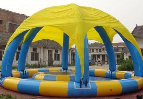 Надувной крытый бассейн для аквазорбов