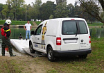 Фотография Плавучая надувная платформа для авто и другой техники из AIRDECK (DWF) ТаймТриал