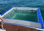Фотография Надувной плавучий бассейн с защитной сеткой от медуз, акул для яхты, открытой воды из AIRDECK (DWF, DROP STITCH) ТаймТриал