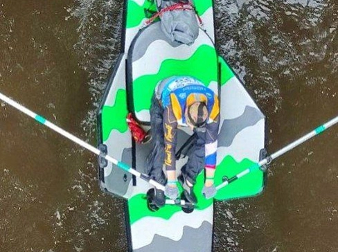 “САПОЛЕТ-ИСТРЕБИТЕЛЬ” - надувной SUP (доска для гребли стоя) для отдыха, рыбалки, туризма