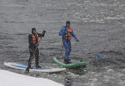 &quot;WW-SUP&quot; - специальная надувная доска SUP (сапборд) с веслом для бурной воды