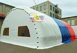 Фотография Пневмокаркасный ангар универсального применения из ткань ПВХ (PVC) ТаймТриал