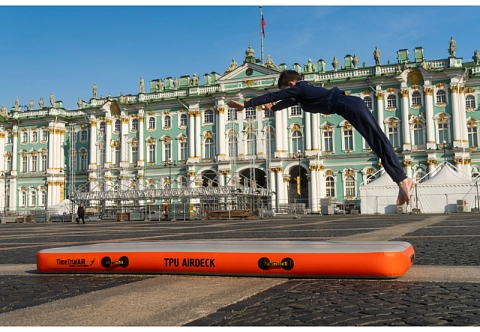 Надувная акробатическая дорожка «Взлётка Уменьшенная»