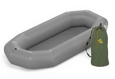 &quot;КРОХАЛЬ УТОЛЩЕННАЯ&quot; - одноместная компактная гребная надувная лодка ПВХ для рыбалки, охоты