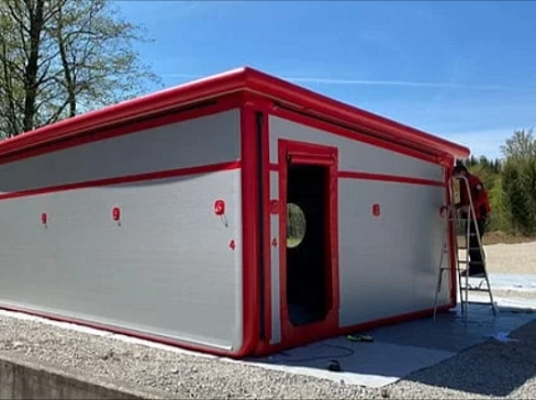 Надувной модуль, палатка, дом из AirDeck (воздушная палуба)