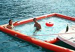 Фотография Надувной бассейн для купания в открытом море (понтонный) из ПВХ ТаймТриал