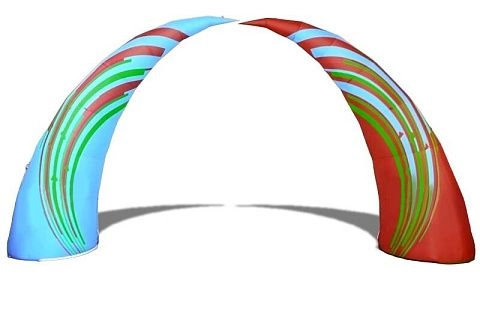 Надувная Конусная арка для фестивалей, соревнований, мероприятий