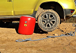 Фотография Надувной (воздушный) автомобильный домкрат для внедорожников и др. автомобилей. Пневмодомкрат Air Jack из ПВХ ТаймТриал