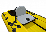 "БАЙДБОТ-4" - надувной четырехместный Катабайд ПВХ с транцем под мотор  с надувным дном НДНД из ПВХ ТаймТриал