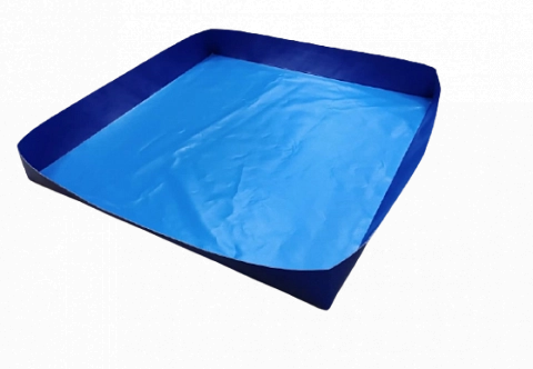 Гибкий защитный складной поддон из ПВХ ткани любых размеров
