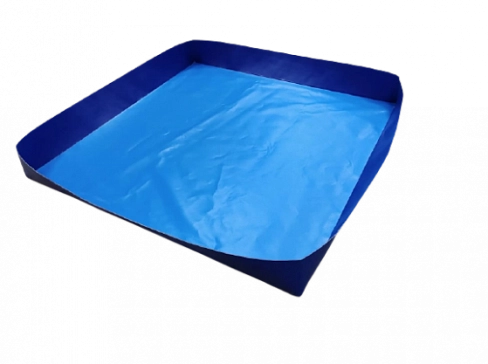 Гибкий защитный складной поддон из ПВХ ткани любых размеров