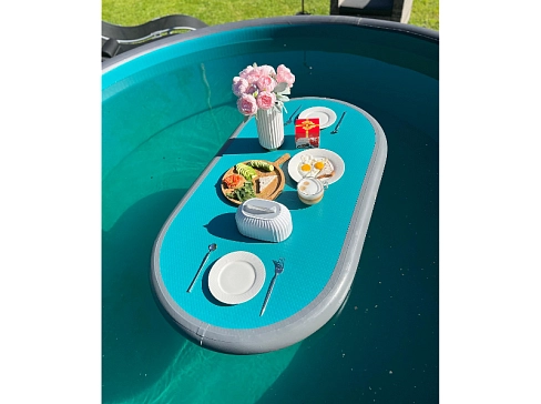 Надувной плавучий столик, поднос для бассейна