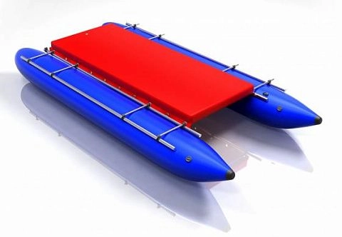 Надувная палуба для катамарана из AirDeck (Drop Stitch)