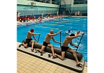 Фотография Надувной гребной тренажер для имитации гребли на рафте для занятий в бассейне из ПВХ AIRDECK (DWF) ТаймТриал