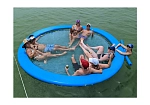 Фотография "PARTYCHILL" - надувная круглая платформа с сеткой для отдыха на воде из AIRDECK (DWF) ТаймТриал