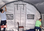 Фотография Утеплитель для надувной пневмокаркасной палатки из OXFORD ТаймТриал