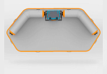 Фотография Надувная платформа для отдыха и купания "РОМБИК" из AIRDECK (DWF) ТаймТриал