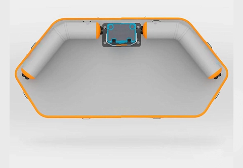 Надувная платформа для отдыха и купания 