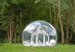 Фотография Уникальная прозрачная палатка-шар сфера Bubble Tree из ТПУ (TPU) 0,7 мм ТаймТриал