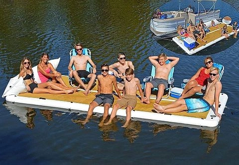 Надувная платформа для водных видов спорта