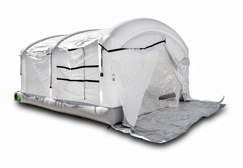 Надувная камера (палатка) ПВХ для покраски и ремонта автомобиля 5,2х4,9 м