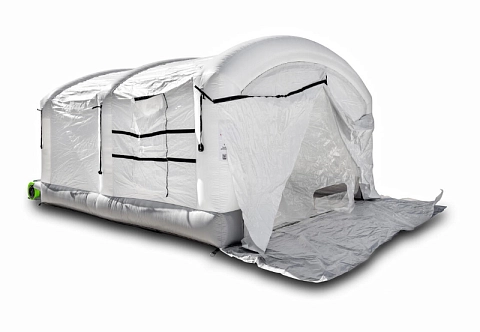 Надувная камера (палатка) ПВХ для покраски и ремонта автомобиля 5,2х4,9 м