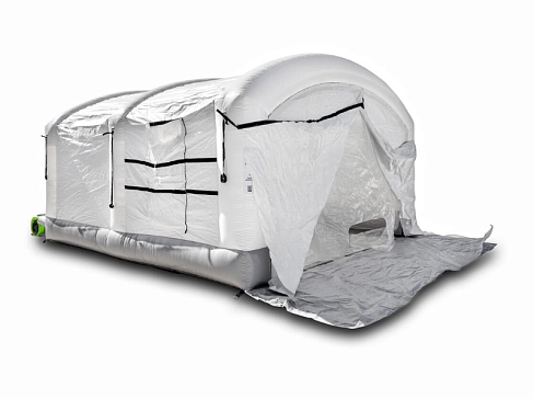 Надувная камера (палатка) ПВХ для покраски и ремонта автомобиля 5,2х4,9 м